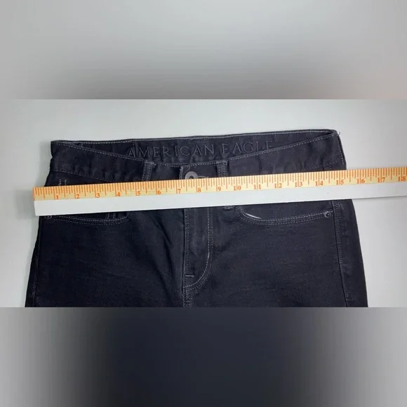 American Eagle Men’s Black Skinny Jeans | 28x32 - Picture 8 of 11